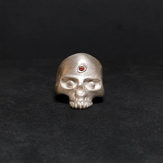 Anillo sKull N1 granate