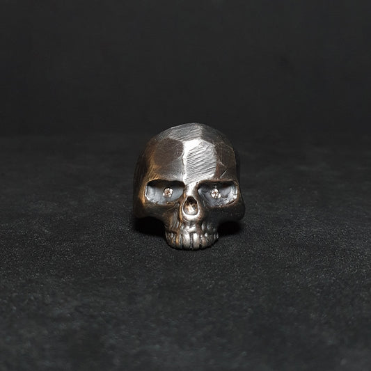 Anillo sKull N1 diamantes