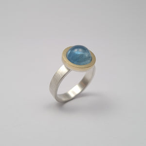 Aquamarine ring. Oxide