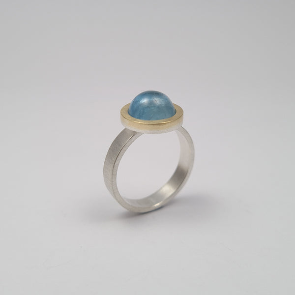 Aquamarine ring. Oxide