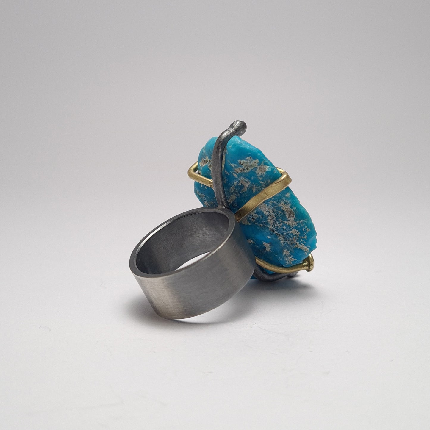 Wild turquoise ring