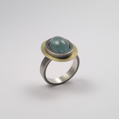 Aquamarine ring. PTO