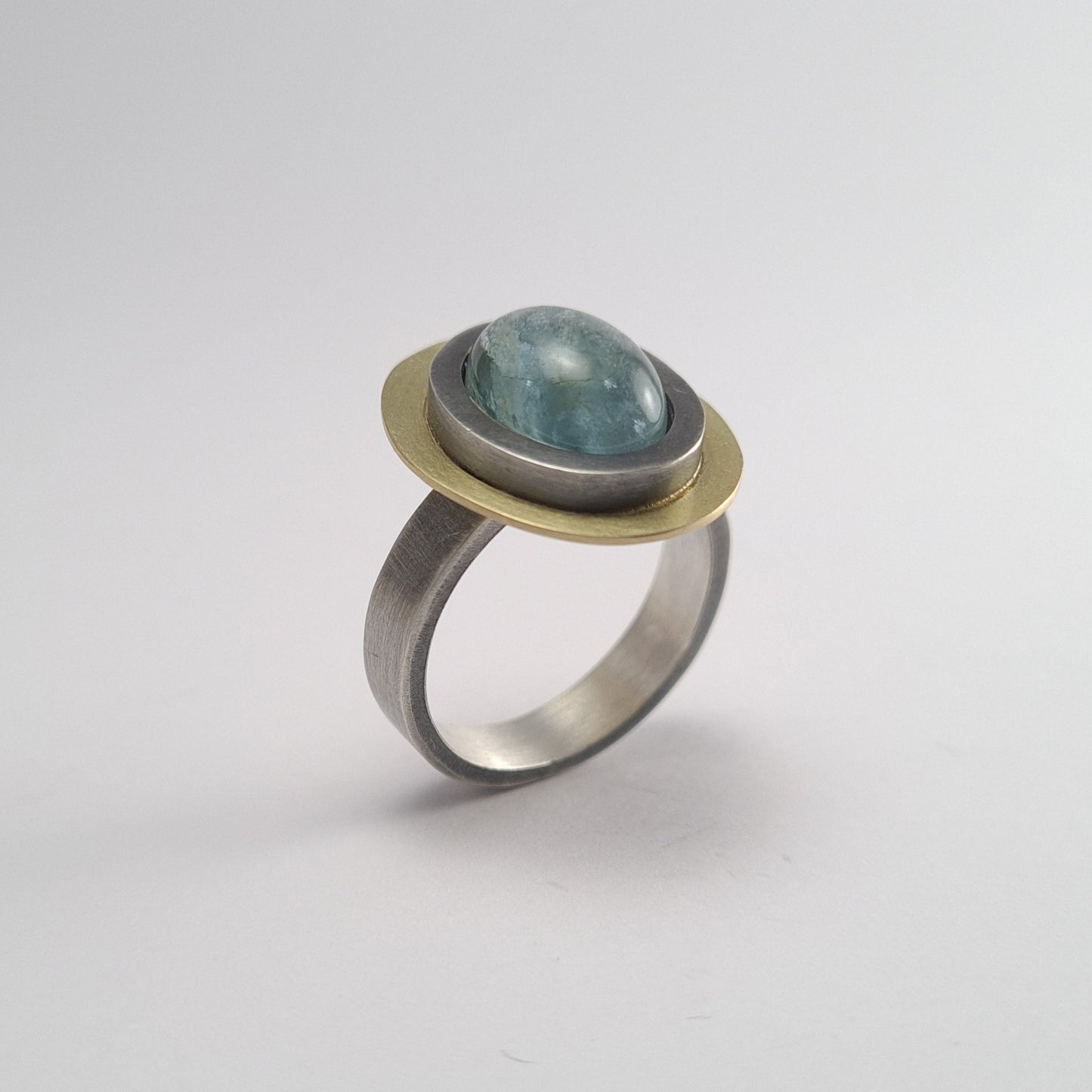 Aquamarine ring. PTO