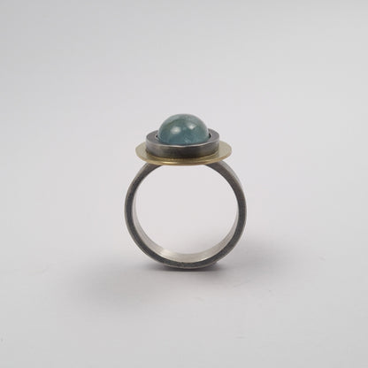 Aquamarine ring. PTO