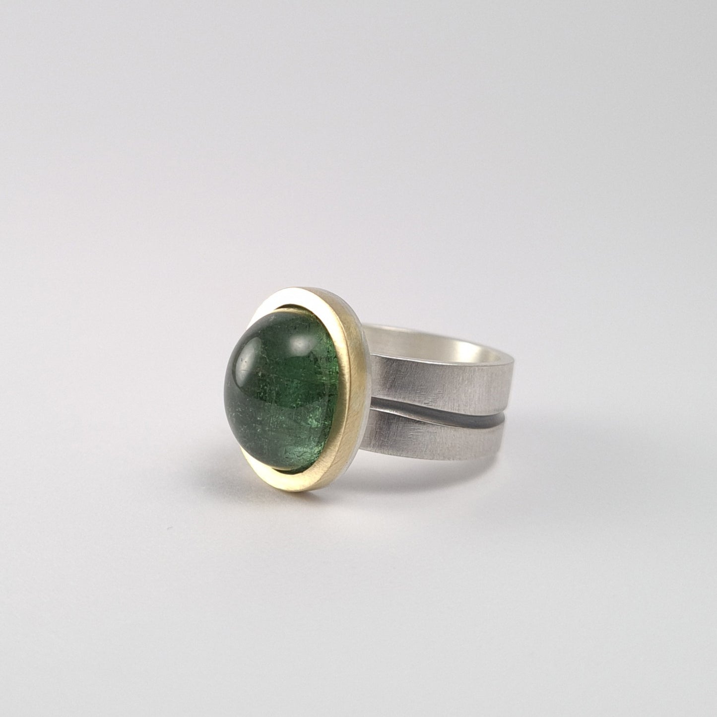 Green tourmaline ring