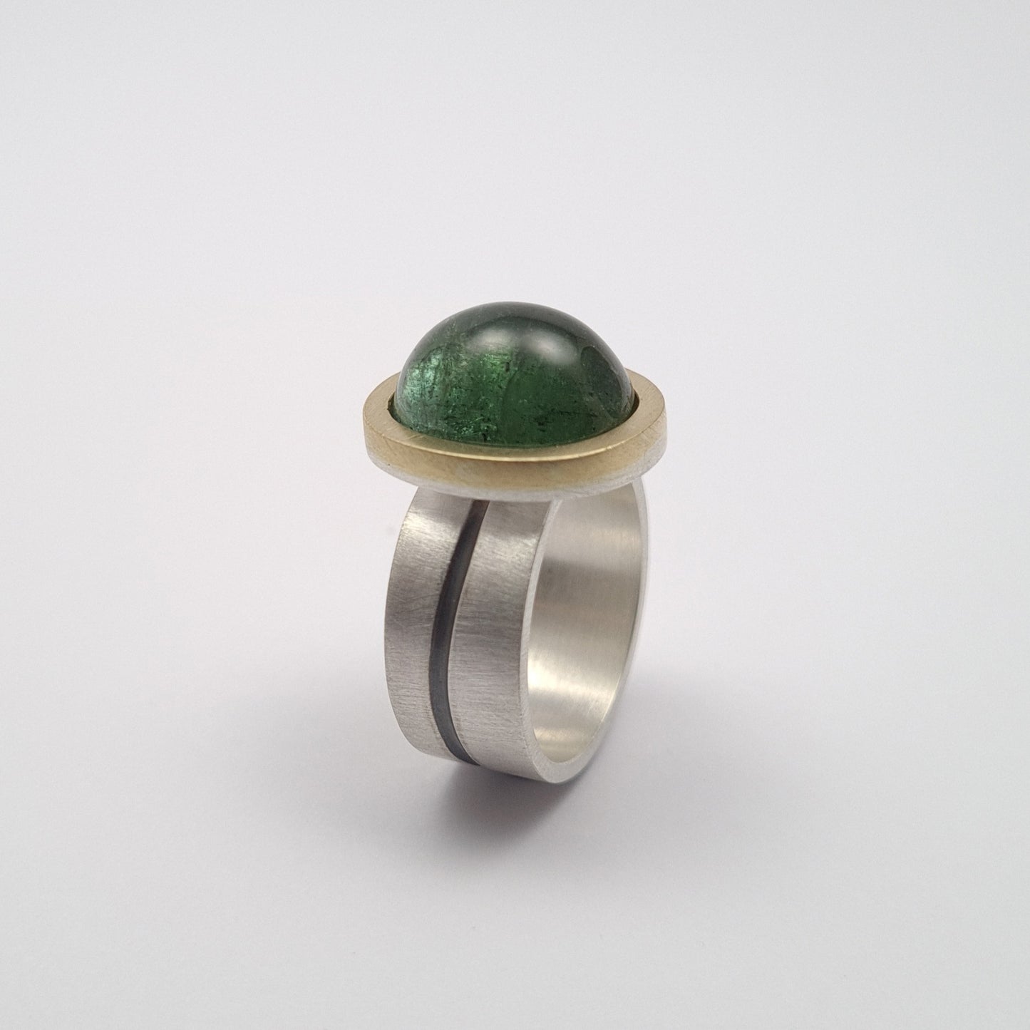 Green tourmaline ring