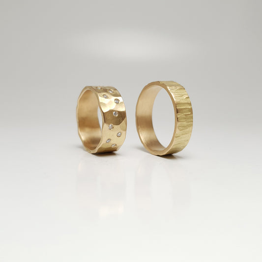 N|J Wedding Rings