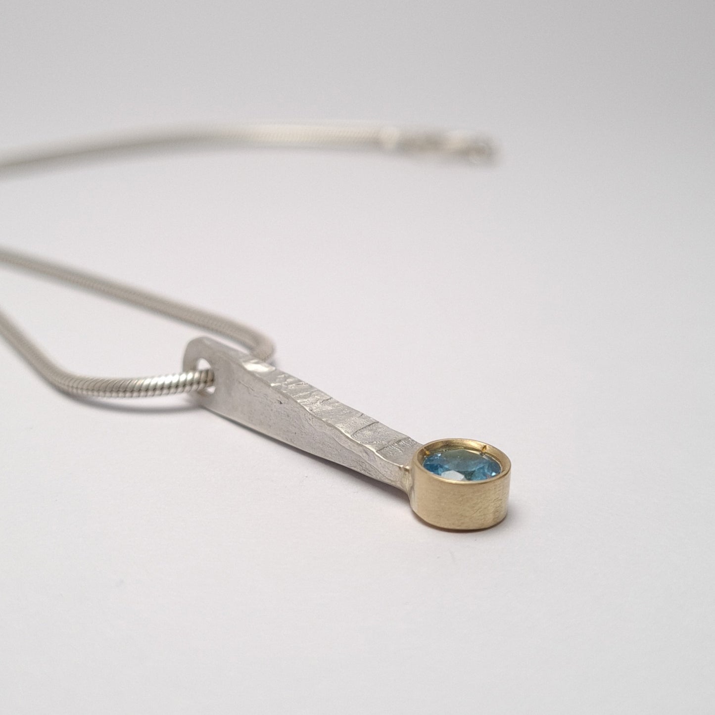 Blue topaz pendant from the forJa collection