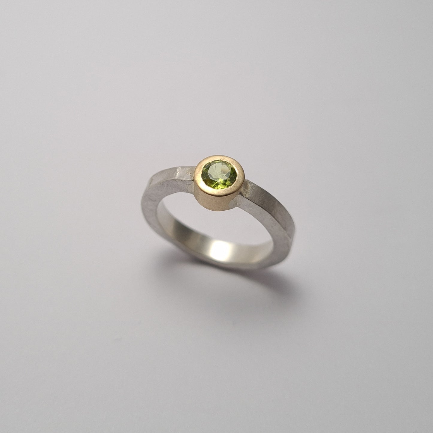 Solitaire from the forJa collection. Peridot