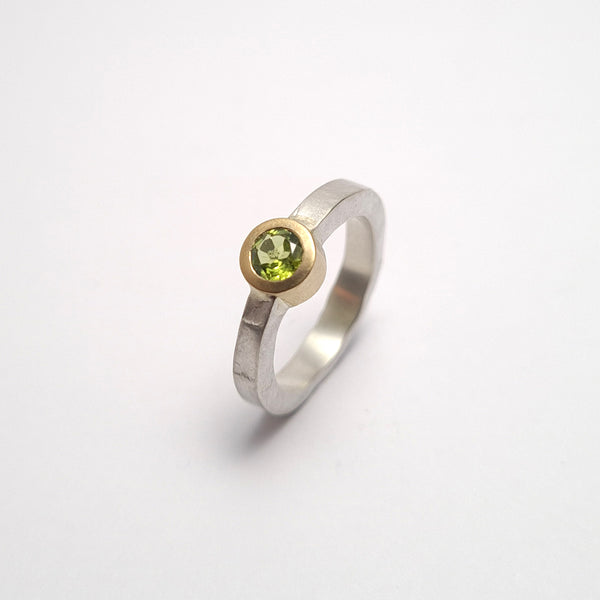 Solitaire from the forJa collection. Peridot