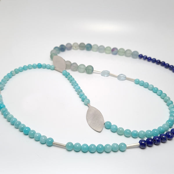 Aquamarine. Collar de la colección 80.